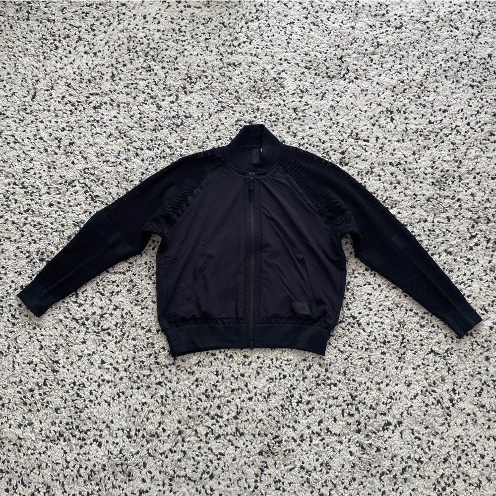 Adidas Knit Running Bomber Jacket